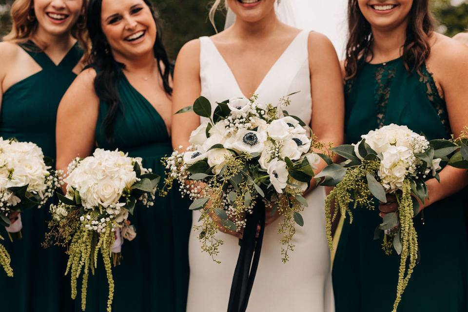 Bridal Party and Whispy Floral