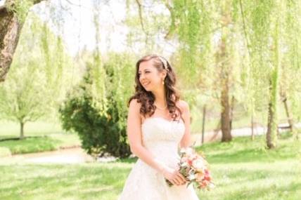 Outdoor spring wedding