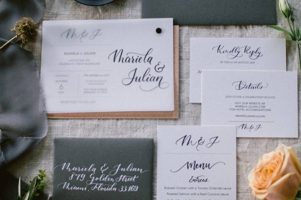 AC Letters Calligraphy - Invitations - San Diego, CA - WeddingWire