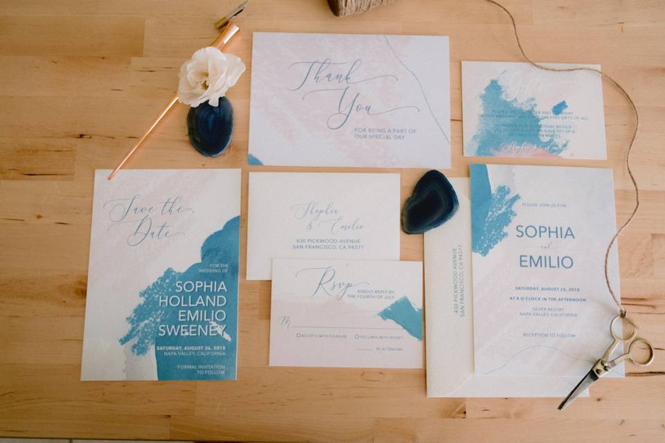 Aquarela Invitation