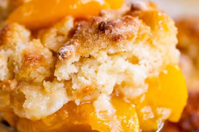 Peach cobbler