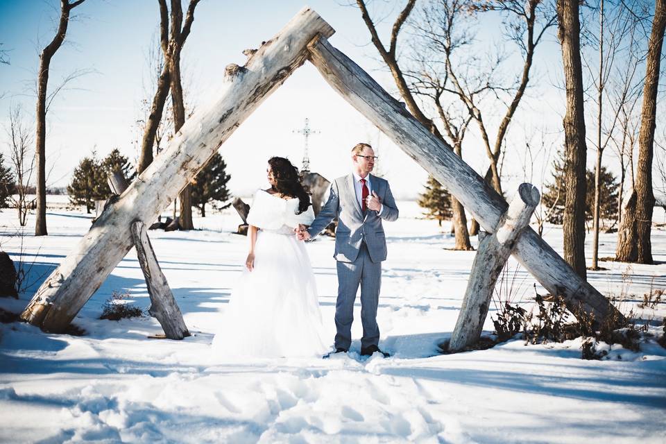 Winter wonderland wedding