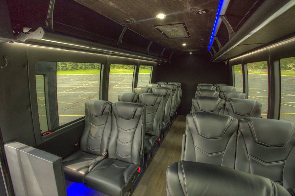 Mini coach interior