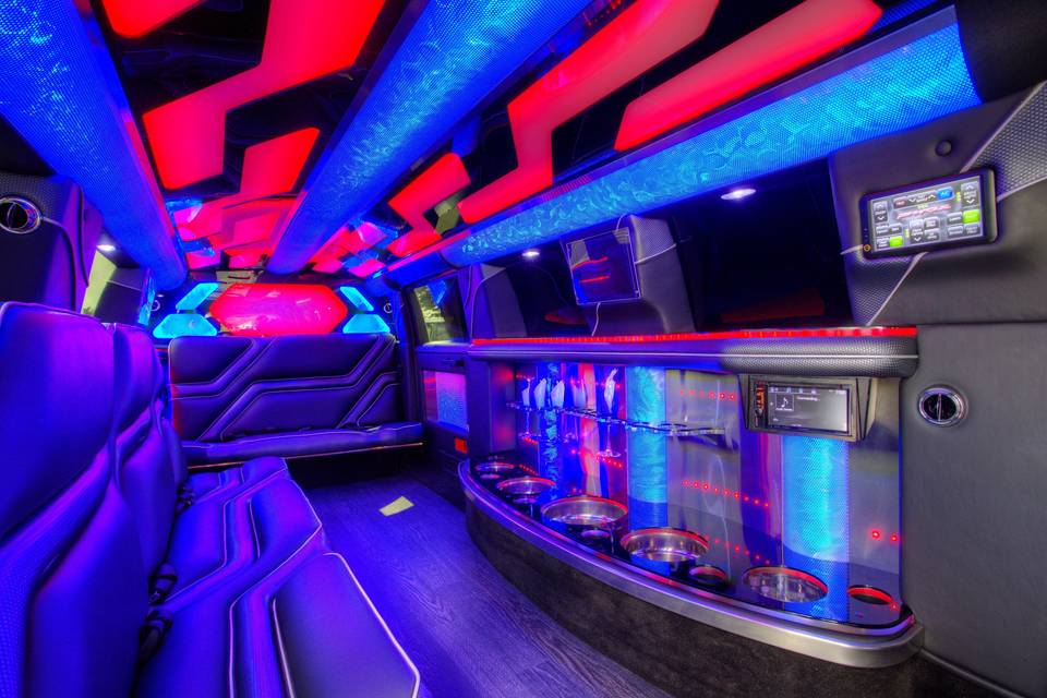 Jeep limo interior