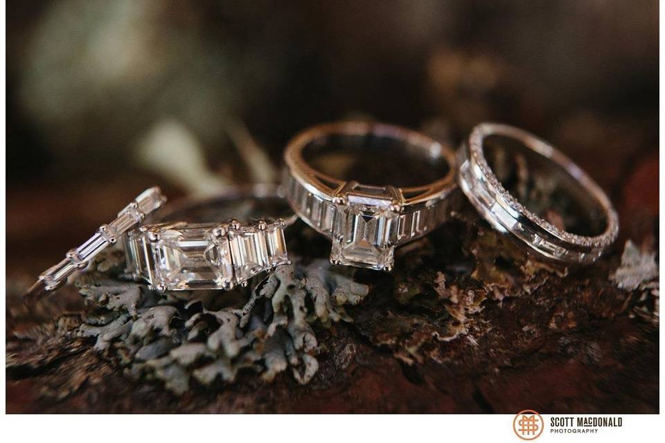 A Sparkling Event - Monterey - Santa Cruz - Big Sur - Pebble Beach - Wedding Planning and Design - Rings