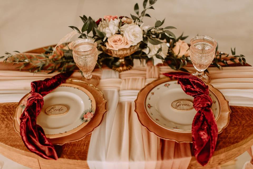 Bridal Table for 2