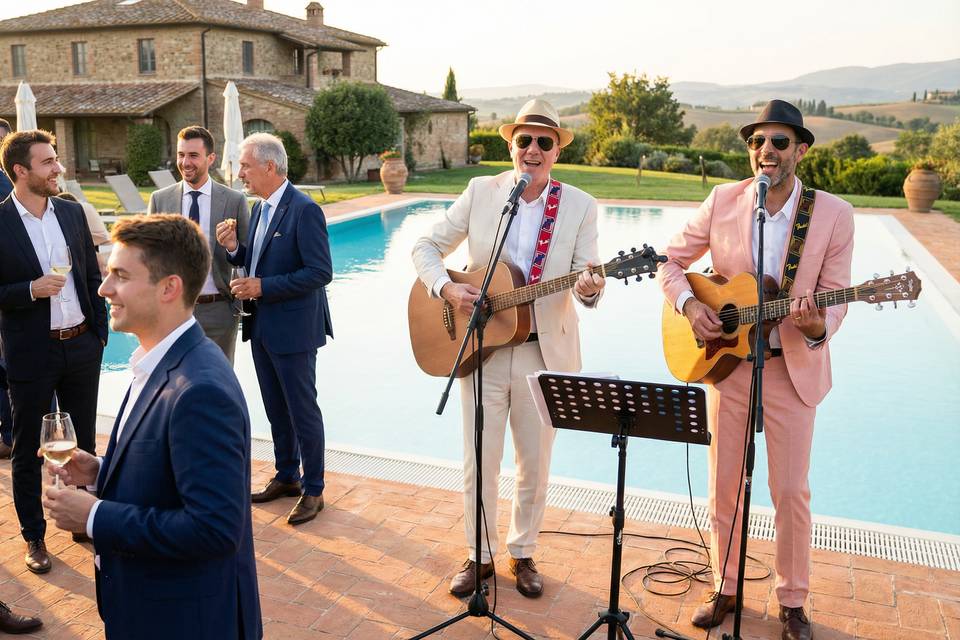 Tuscany Wedding Acoustic Duo