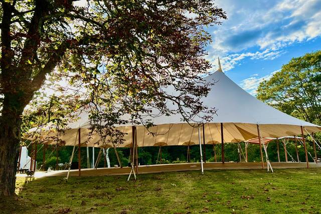 Reception tent