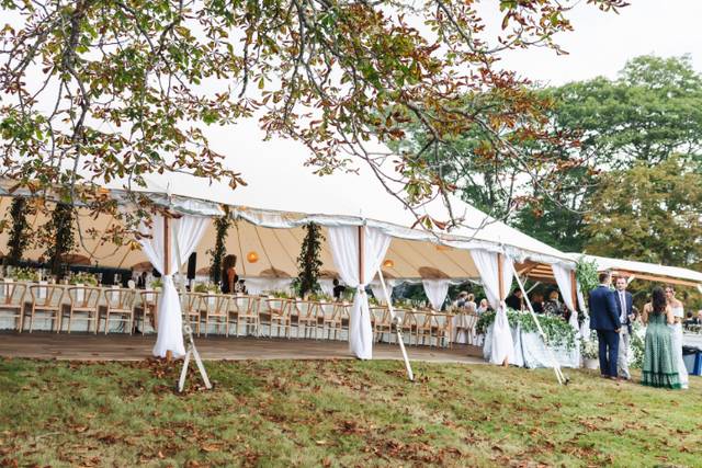Reception tent