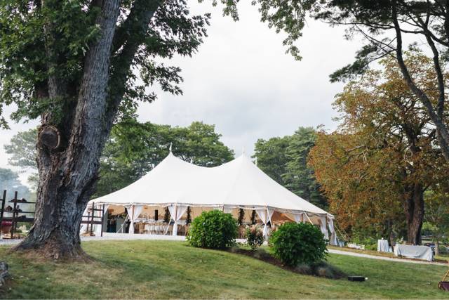 Reception tent