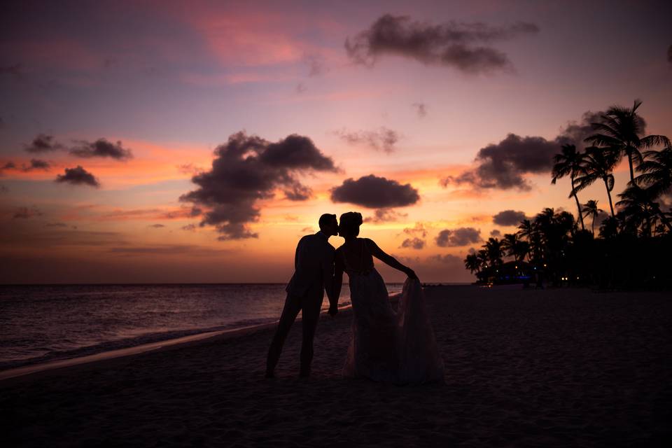 Sunset weddings