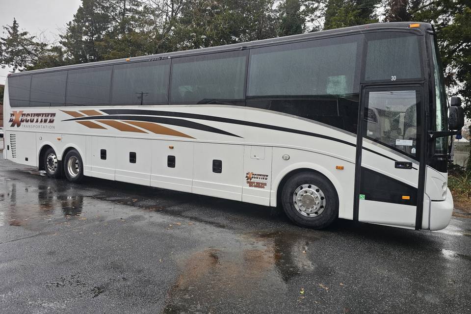 Interior 56 Passenger Coach Bus