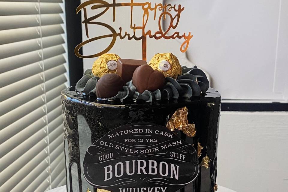 Bourbon Theme Cake