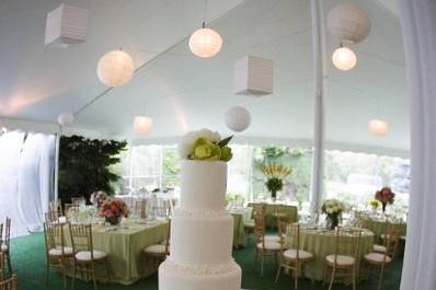 Photographed by Stephen Green Photography.  Wedding designed by Tying the Knot.  Cake created by Take the Cake.