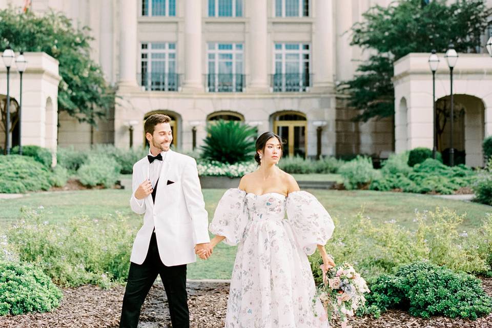 White Dinner Jacket Tux Garden