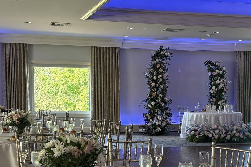Flower Pillars