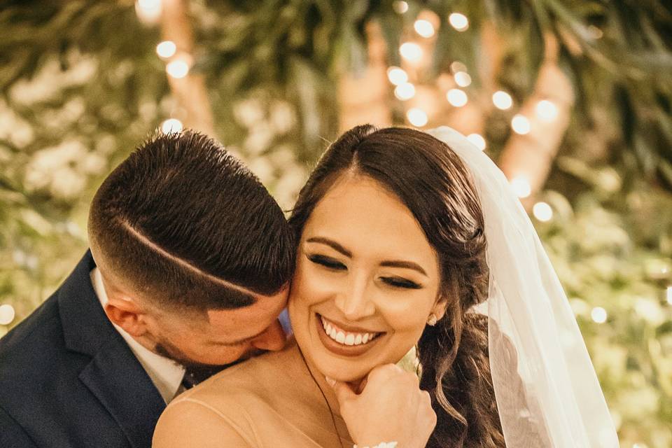 Post-ceremony cuddles