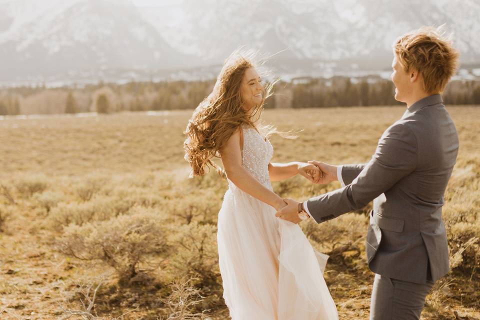 Teton bridal session