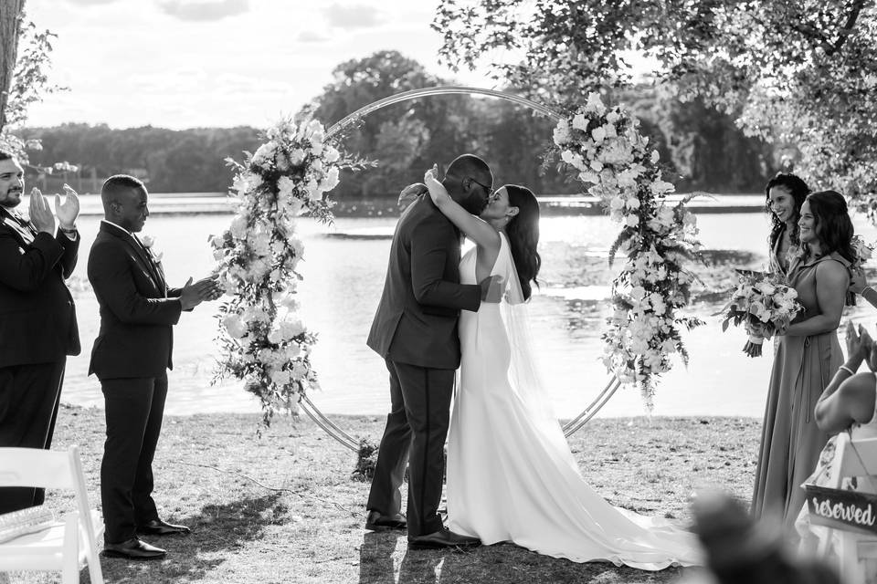 Floral arbor, Nj wedding