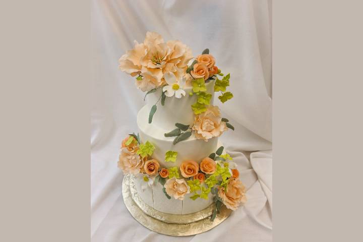 Peachy Sugar Floral Wedding