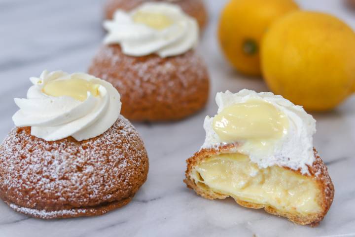 Lemon Cream Puffs