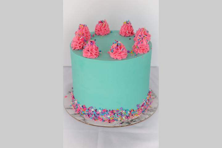 Pink and Teal Sprinkles