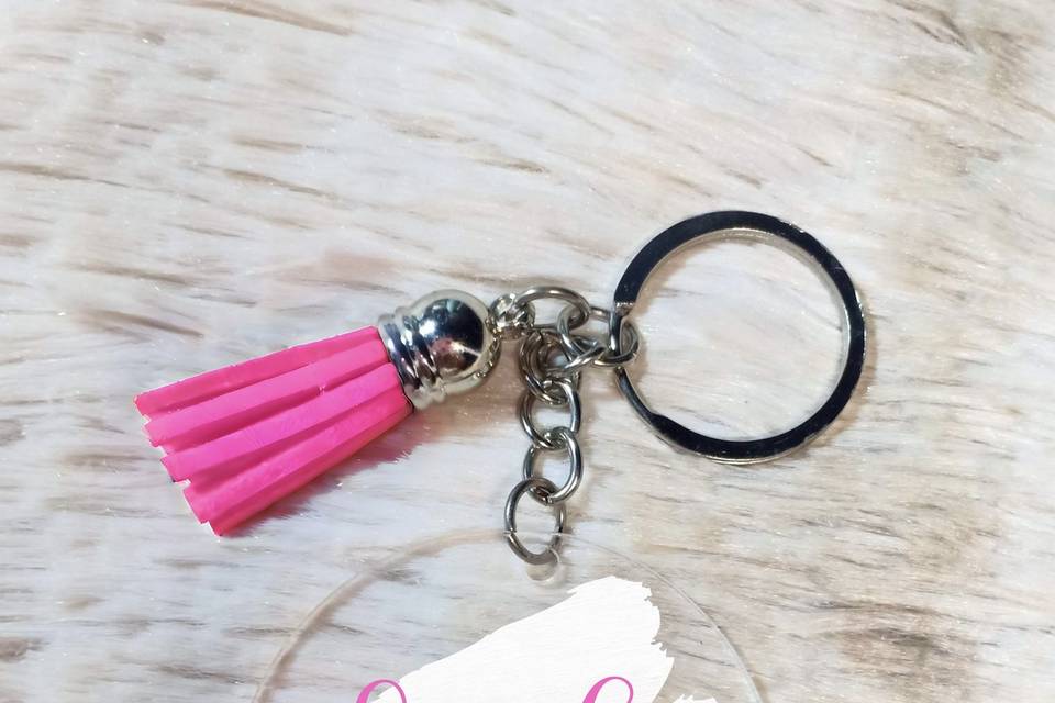 Bride To Be Pink Keychain