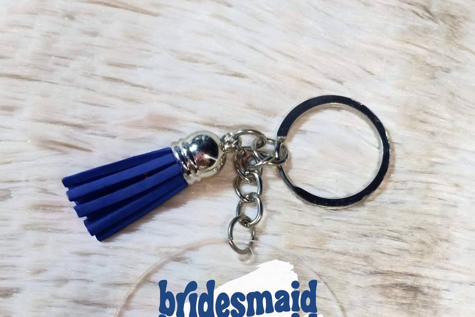 Bridesmaid Keychain