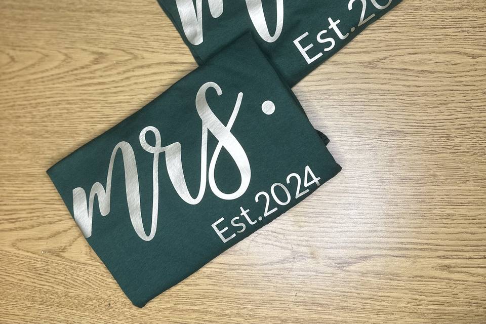 Mr & Mrs Graphic Tees