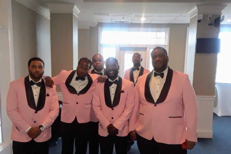Williams wedding groomsmen