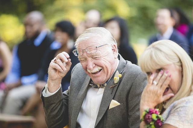 Mother and father of the bride