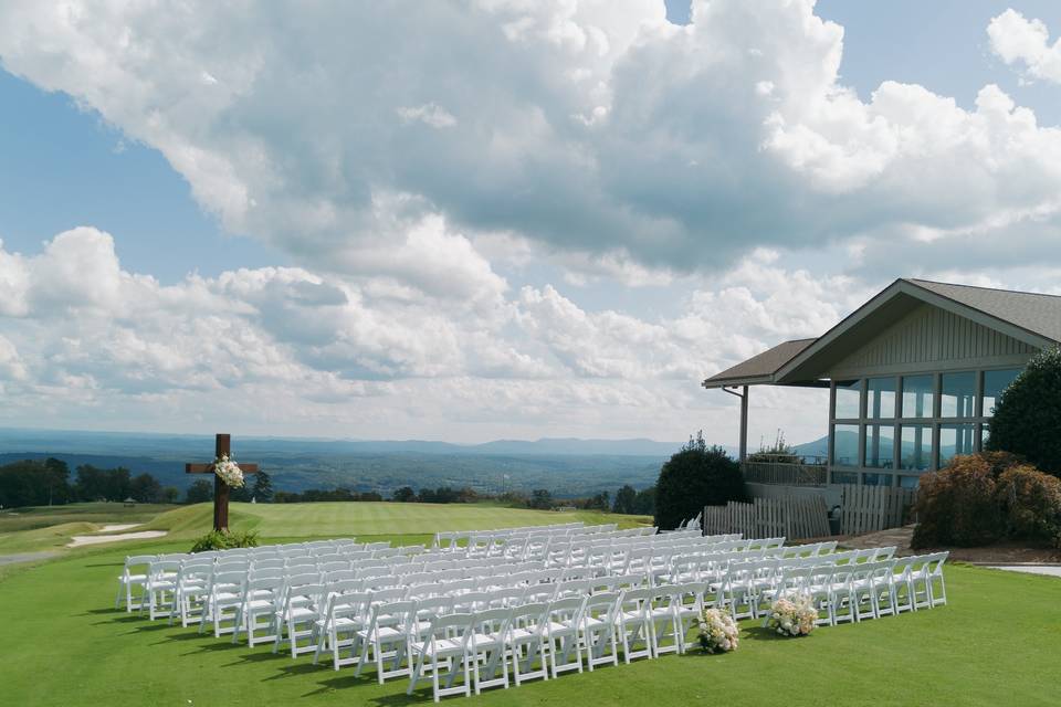 Ceremony at Golf Clubhouse