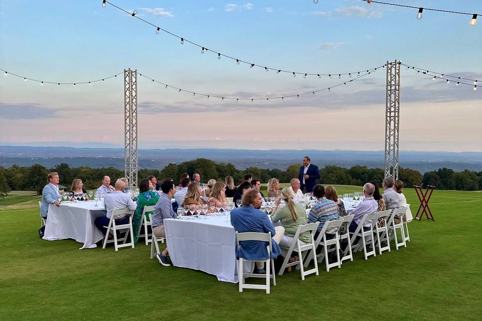 Outdoor Rehearsal Dinner