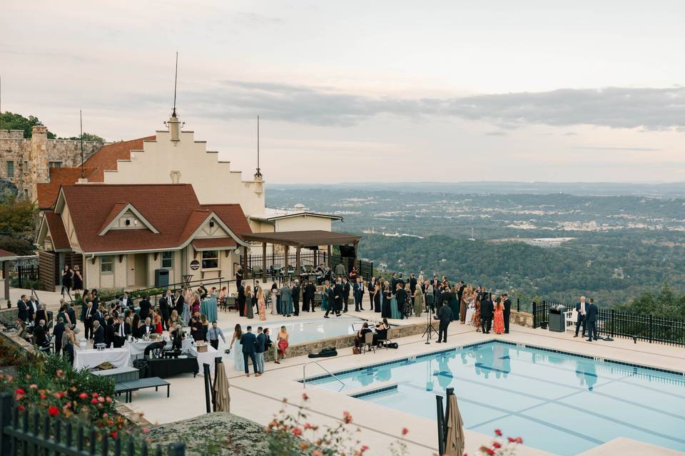 Cocktail Hour on Pool Deck