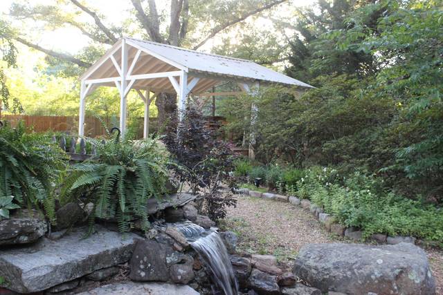 Fountain and Gazebo