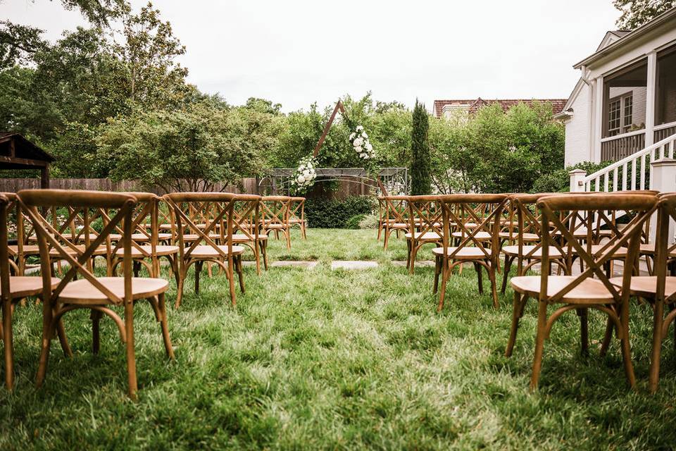 Backyard Ceremony