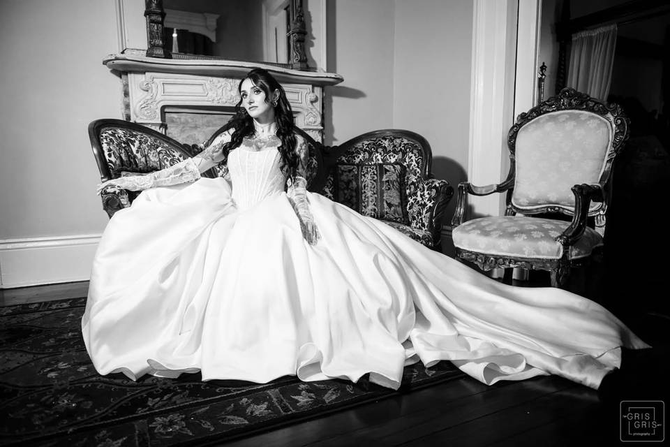 A moment for the bride