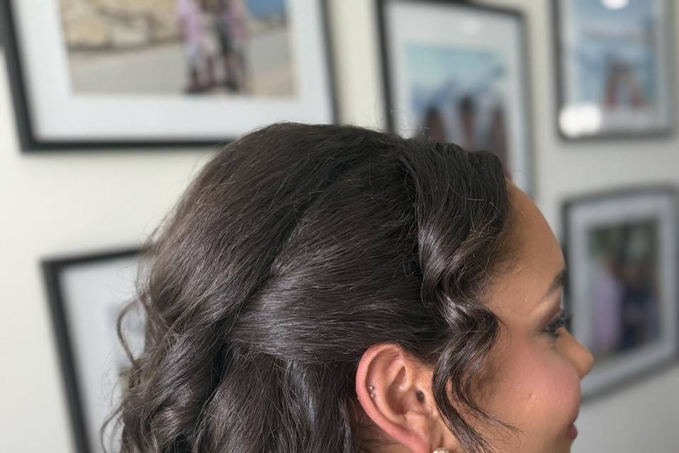 Bridesmaid hair