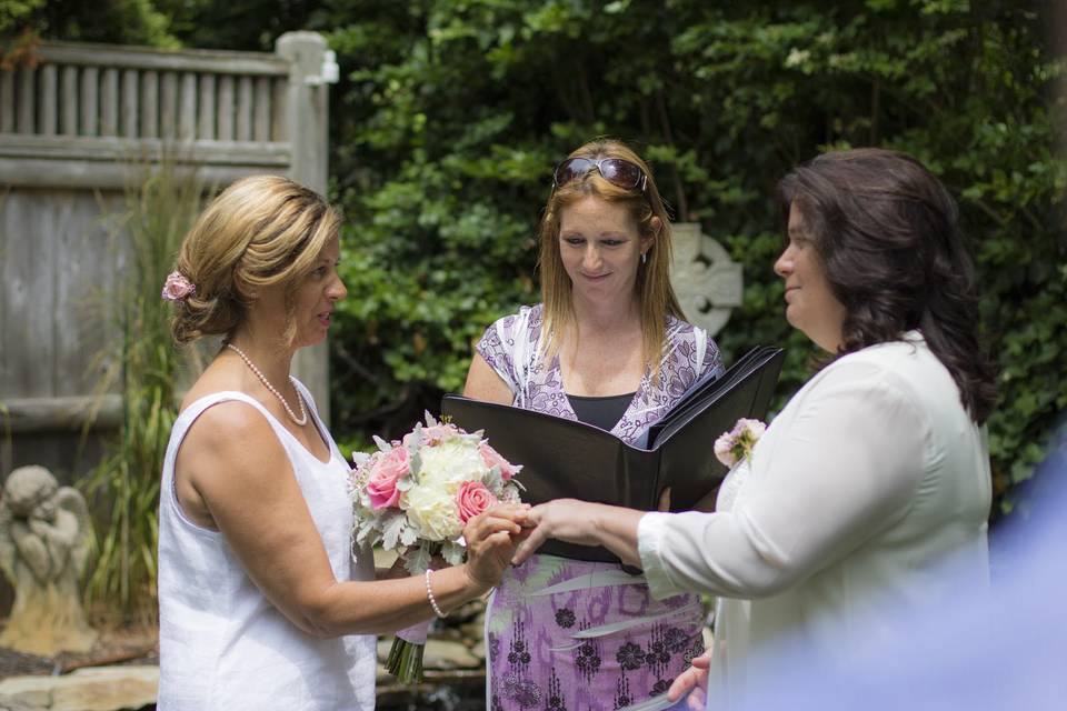 Outdoor ceremony