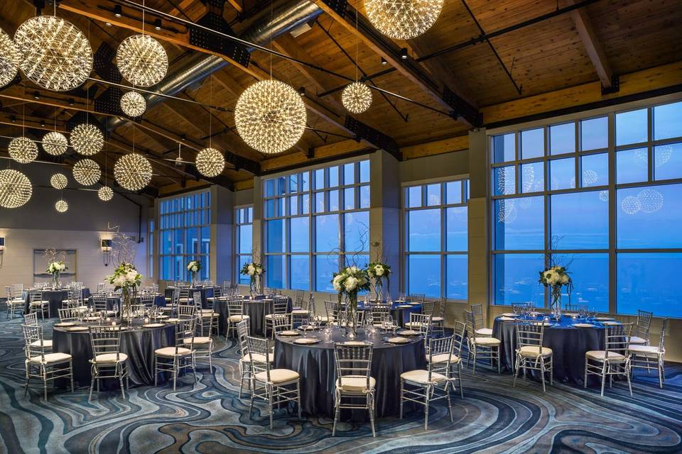 Wedding ballroom.