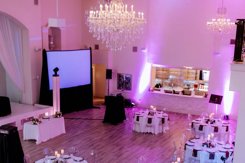 The reception space