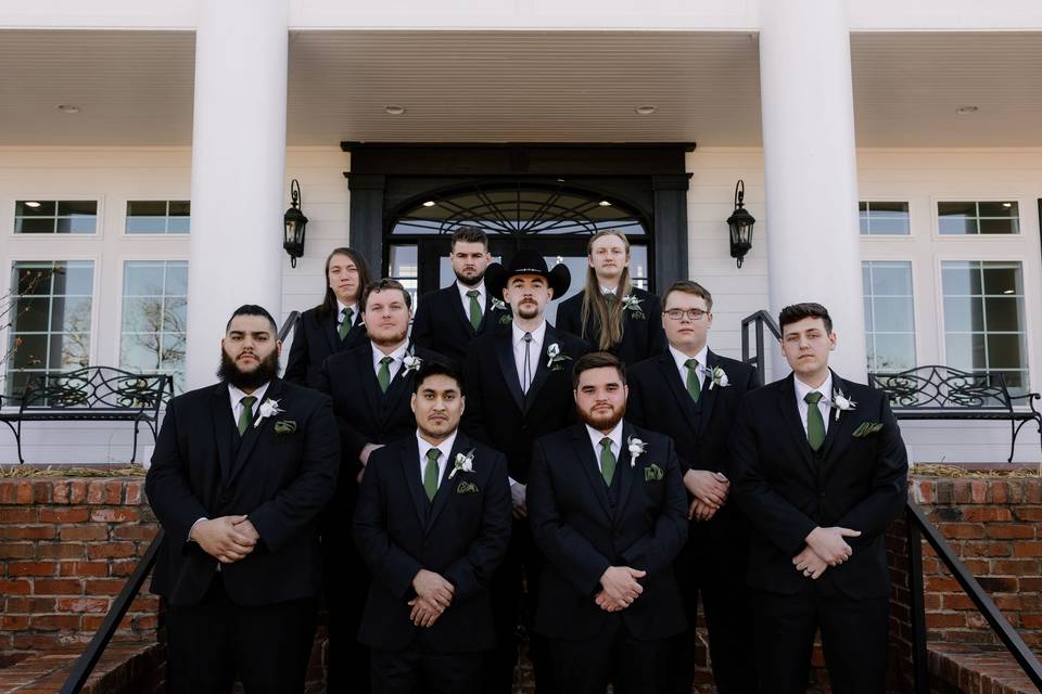 Groom and his Men
