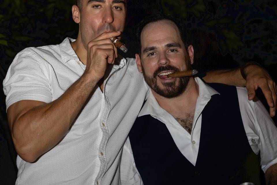 A cigar with friends