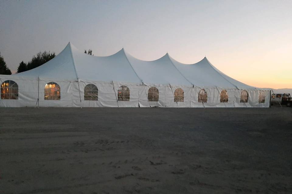 40'x100' Pole tent