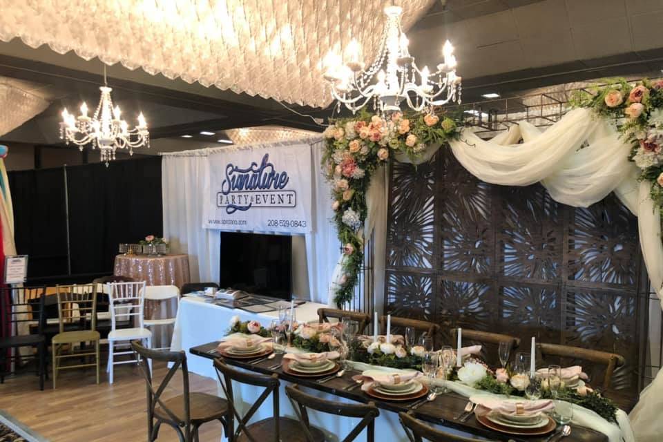 Bridal Fair booth 2019