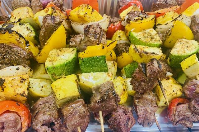 Beef kabobs