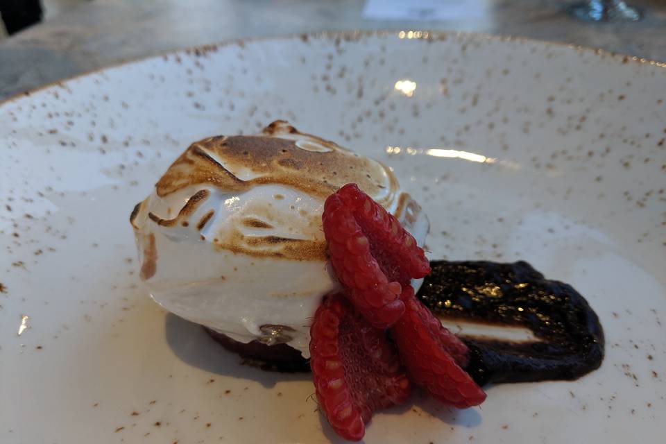 Meringue with Chocolate