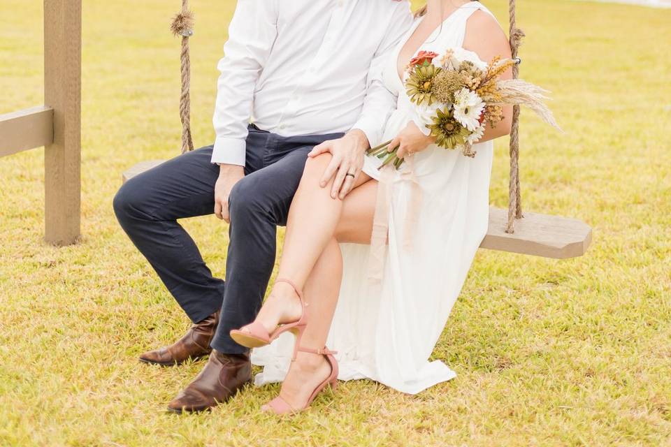 The newlyweds