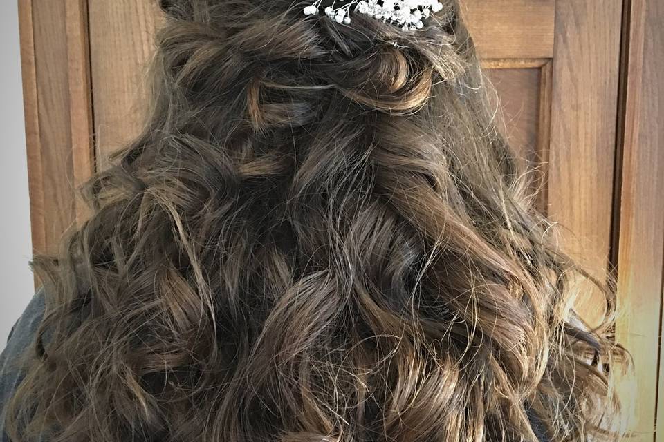 Bridal updo