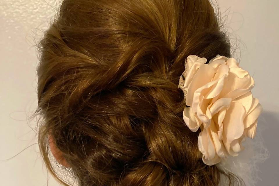 Bridal updo